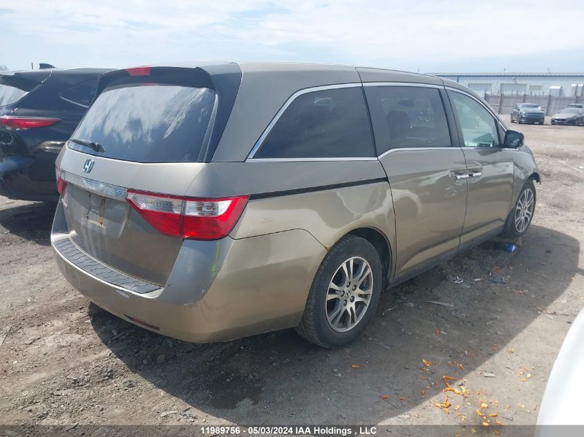 2011 Honda Odyssey VIN: 5FNRL5H44BB507605 Lot: 11989756