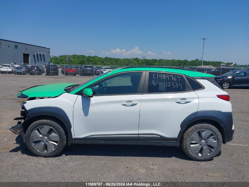 2021 Hyundai Kona Sel VIN: KM8K23AG3MU112334 Lot: 11989767