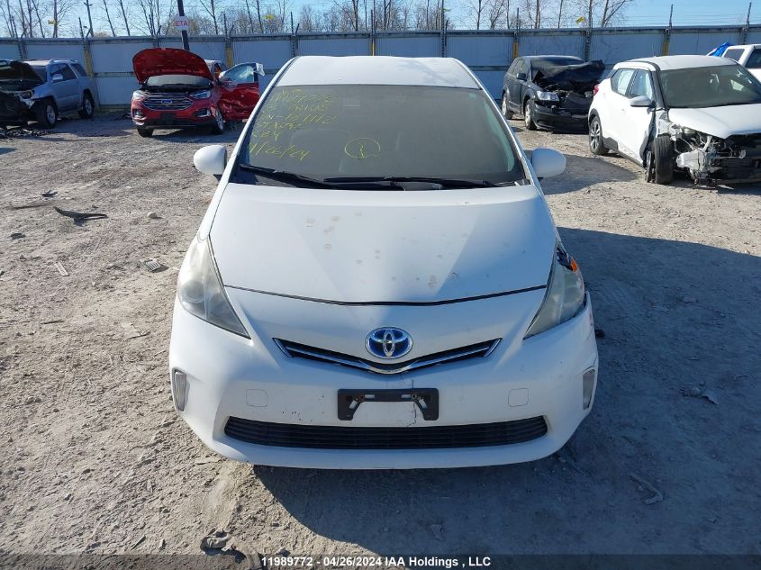 2013 Toyota Prius V VIN: JTDZN3EU7D3189112 Lot: 11989772