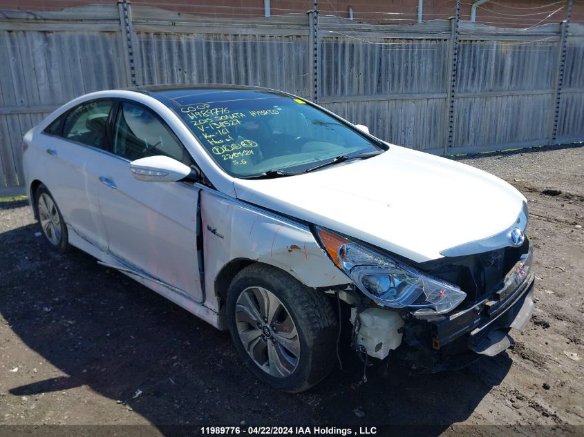 2015 Hyundai Sonata Hybrid/Limited VIN: KMHEC4A49FA138527 Lot: 39240811