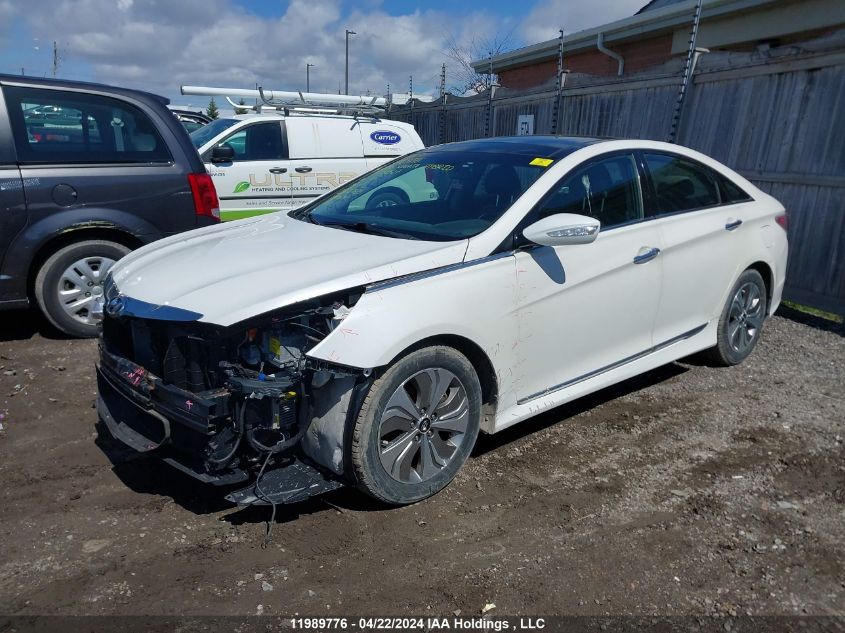 2015 Hyundai Sonata Hybrid/Limited VIN: KMHEC4A49FA138527 Lot: 39240811