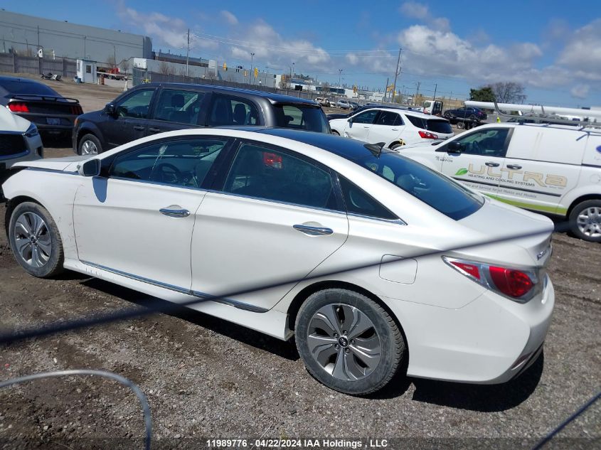2015 Hyundai Sonata Hybrid/Limited VIN: KMHEC4A49FA138527 Lot: 39240811