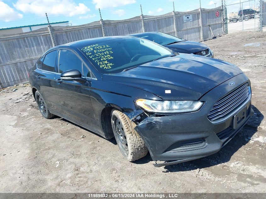 2016 Ford Fusion Se VIN: 3FA6P0HDXGR236183 Lot: 11989832