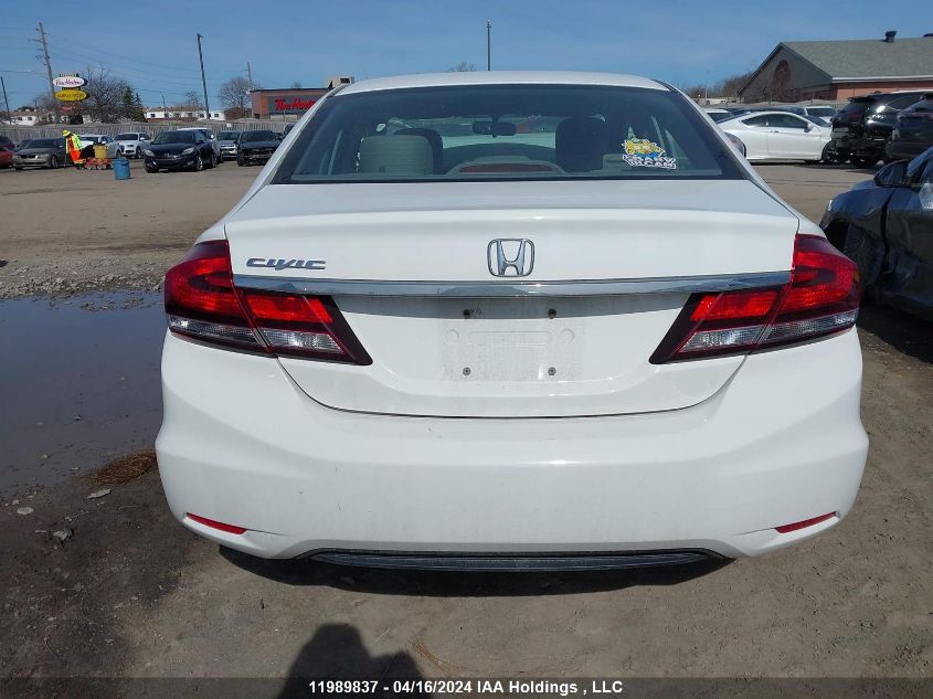 2013 Honda Civic Lx VIN: 2HGFB2F40DH105974 Lot: 11989837