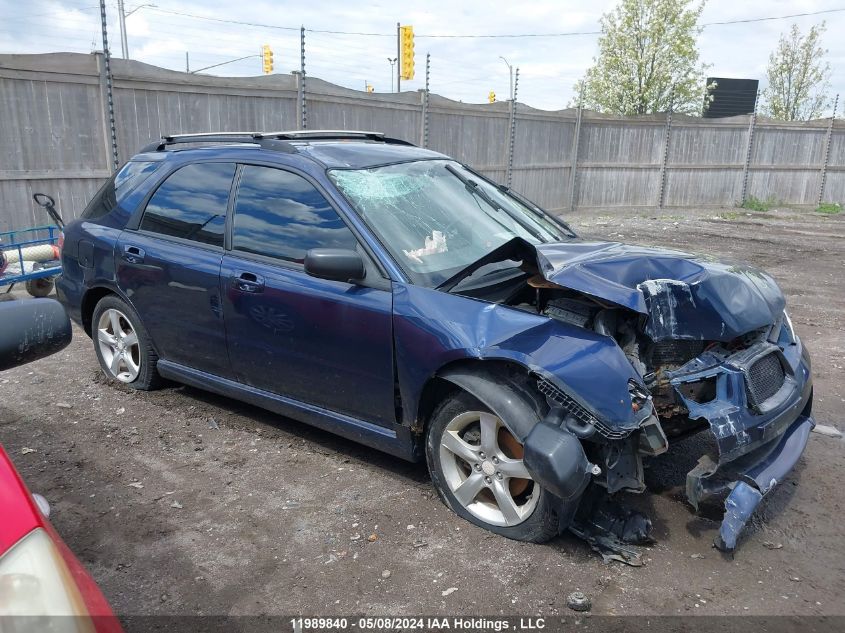 2006 Subaru Impreza 2.5I Sports Wagon VIN: JF1GG676X6G801399 Lot: 11989840