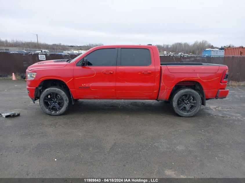2021 Ram 1500 Sport VIN: 1C6SRFVT3MN537207 Lot: 11989843