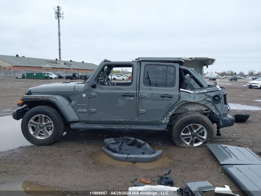 2021 Jeep Wrangler Unlimited Sahara VIN: 1C4HJXEN0MW689277 Lot: 11989857