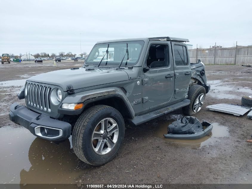 2021 Jeep Wrangler Unlimited Sahara VIN: 1C4HJXEN0MW689277 Lot: 11989857