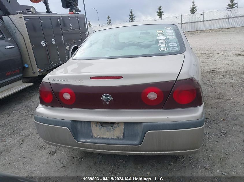 2003 Chevrolet Impala VIN: 2G1WF52E839193385 Lot: 38405784