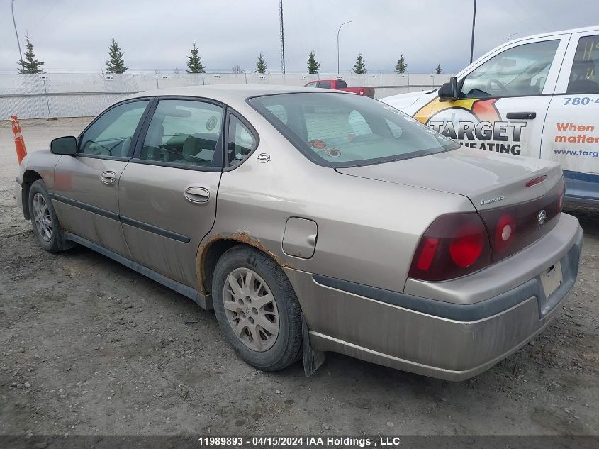 2003 Chevrolet Impala VIN: 2G1WF52E839193385 Lot: 38405784