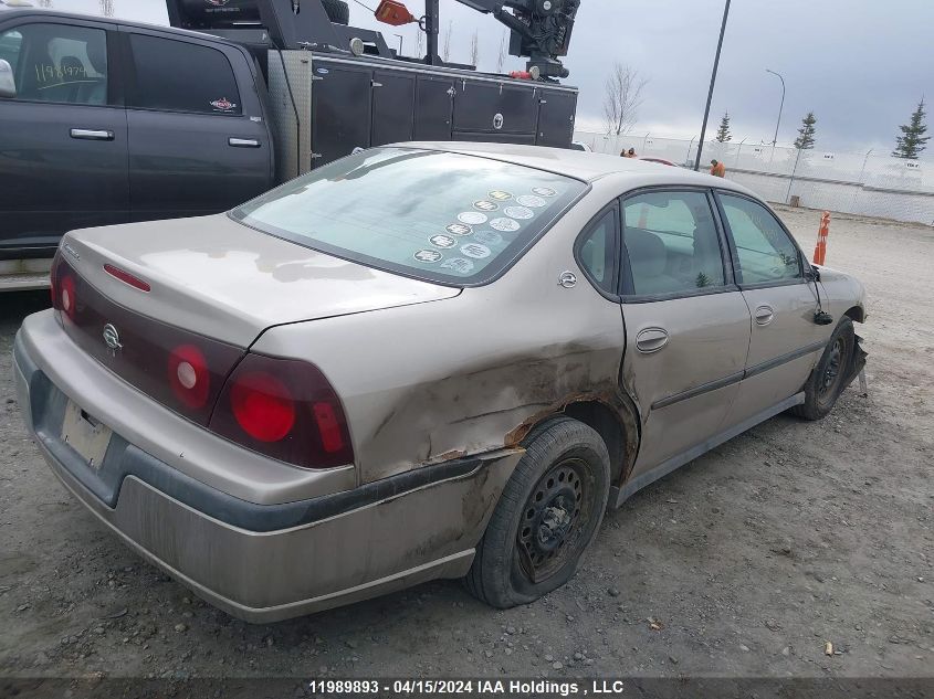 2003 Chevrolet Impala VIN: 2G1WF52E839193385 Lot: 38405784