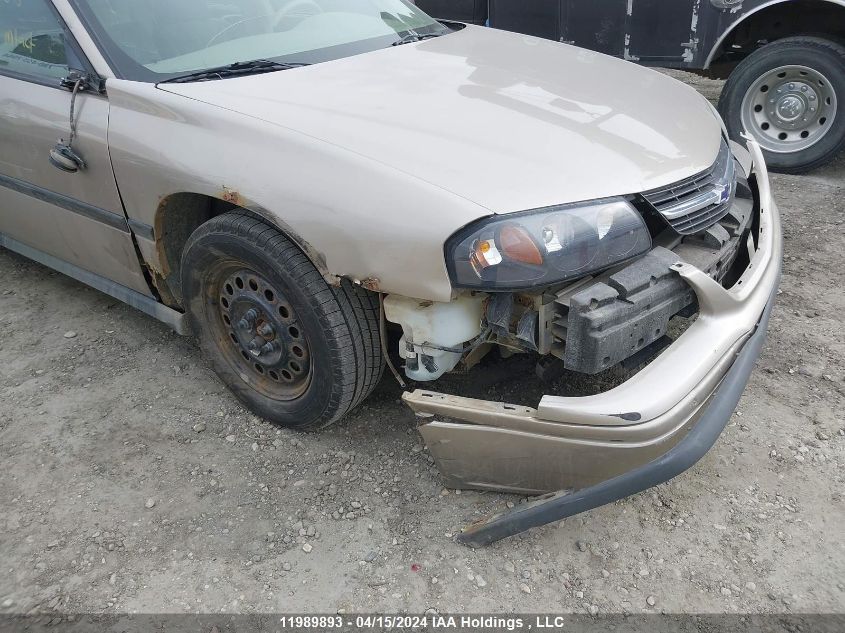 2003 Chevrolet Impala VIN: 2G1WF52E839193385 Lot: 38405784