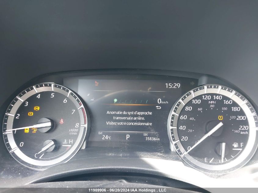 2022 Toyota Highlander VIN: 5TDGZRBH0NS580298 Lot: 11989906