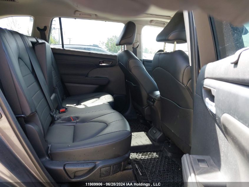 2022 Toyota Highlander VIN: 5TDGZRBH0NS580298 Lot: 11989906