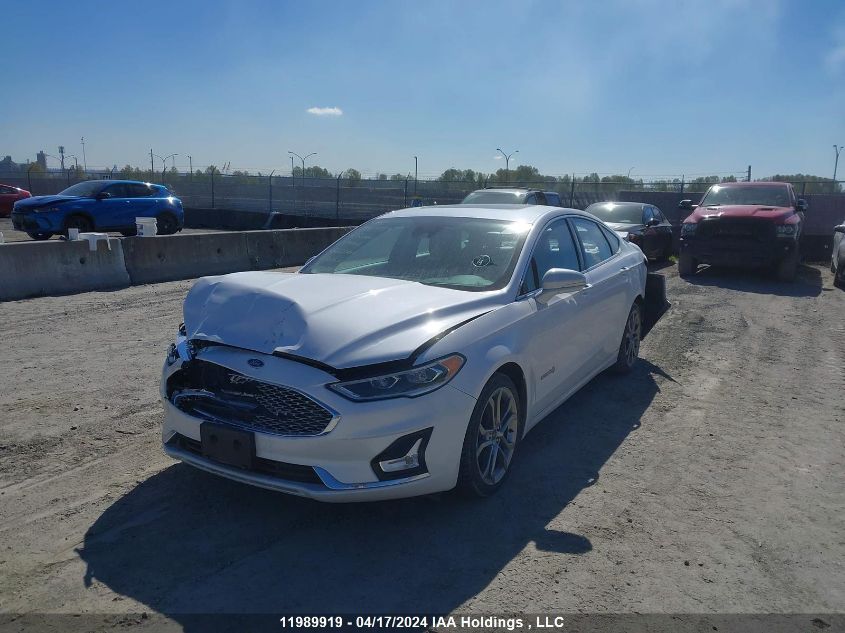 2019 Ford Fusion Titanium VIN: 3FA6P0RU3KR244102 Lot: 11989919