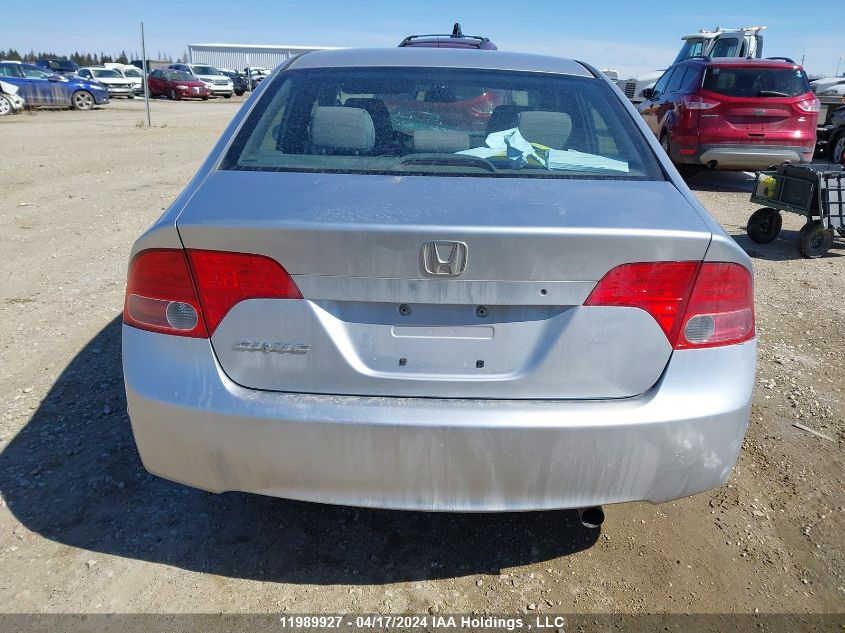 2006 Honda Civic Sdn VIN: 2HGFA165X6H029740 Lot: 11989927