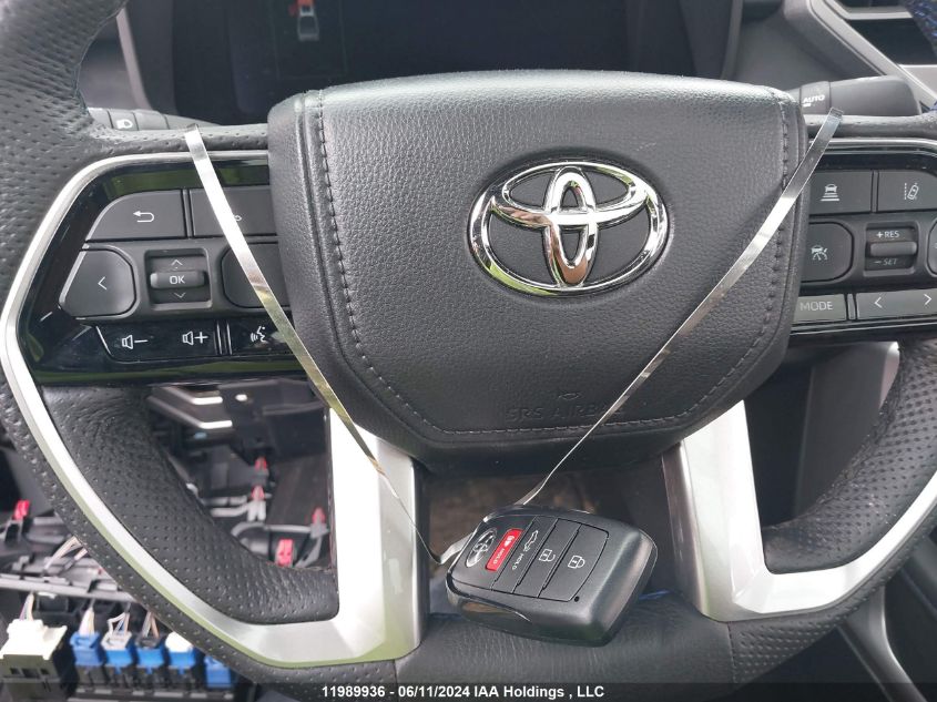 2023 Toyota Tundra Crewmax Platinum/Crewmax 1794 VIN: 5TFNC5DB6PX029543 Lot: 11989936