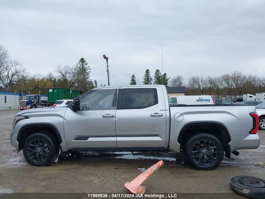 2023 Toyota Tundra Crewmax Platinum/Crewmax 1794 VIN: 5TFNC5DB6PX029543 Lot: 11989936