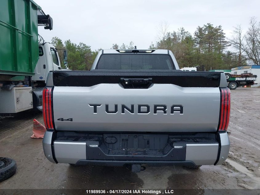 2023 Toyota Tundra Crewmax Platinum/Crewmax 1794 VIN: 5TFNC5DB6PX029543 Lot: 11989936