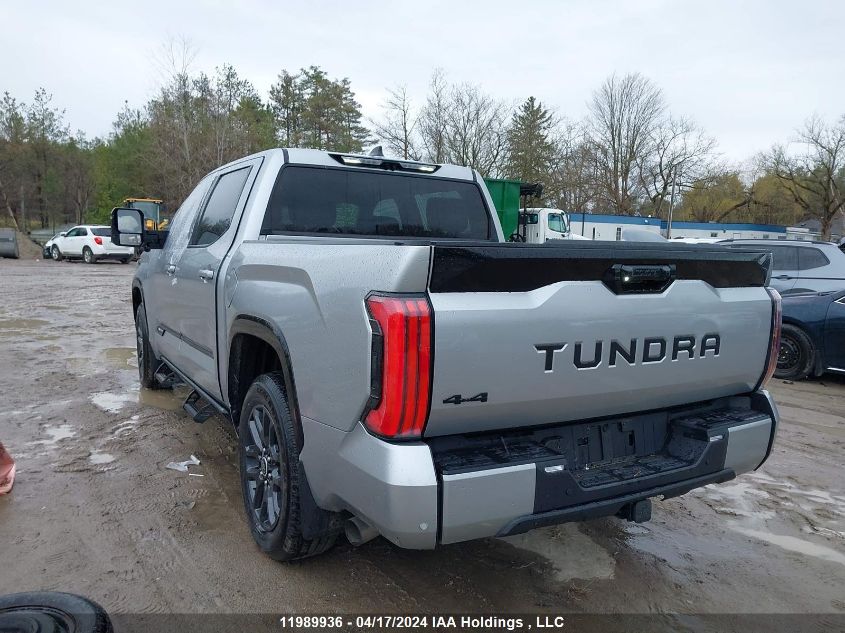 2023 Toyota Tundra Crewmax Platinum/Crewmax 1794 VIN: 5TFNC5DB6PX029543 Lot: 11989936