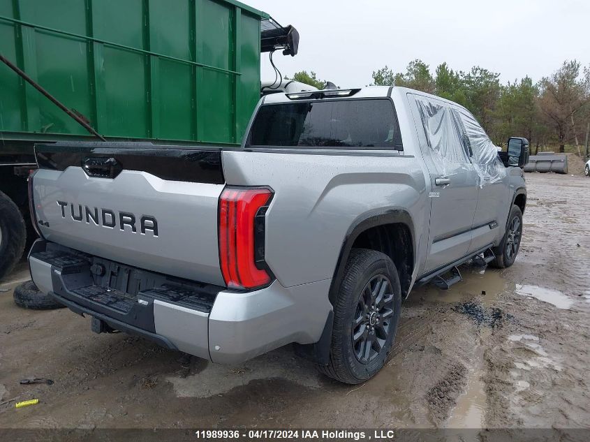 2023 Toyota Tundra Crewmax Platinum/Crewmax 1794 VIN: 5TFNC5DB6PX029543 Lot: 11989936