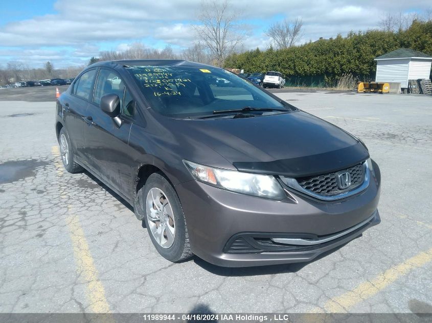 2013 Honda Civic Sdn VIN: 2HGFB2F46DH007421 Lot: 11989944