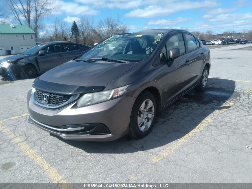 2013 Honda Civic Sdn VIN: 2HGFB2F46DH007421 Lot: 11989944