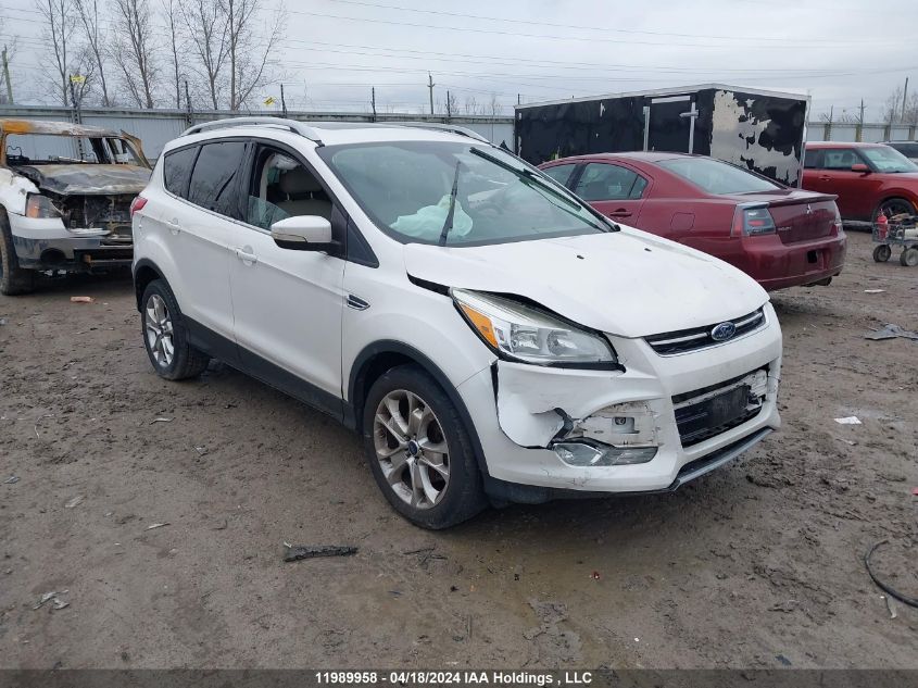 2014 Ford Escape Titanium VIN: 1FMCU9J91EUA09191 Lot: 11989958