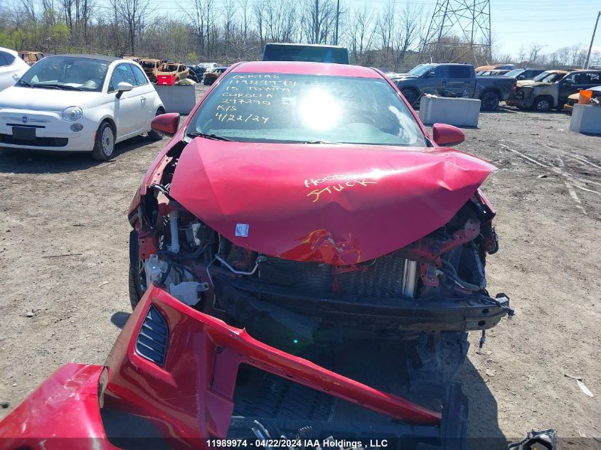 2015 Toyota Corolla L/Le/Le Pls/Prm/S/S Pls VIN: 2T1BURHE4FC297290 Lot: 11989974