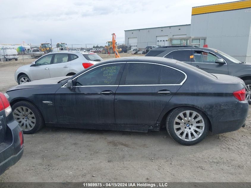 2012 BMW 528 Xi VIN: WBAXH5C57CDW02948 Lot: 11989975