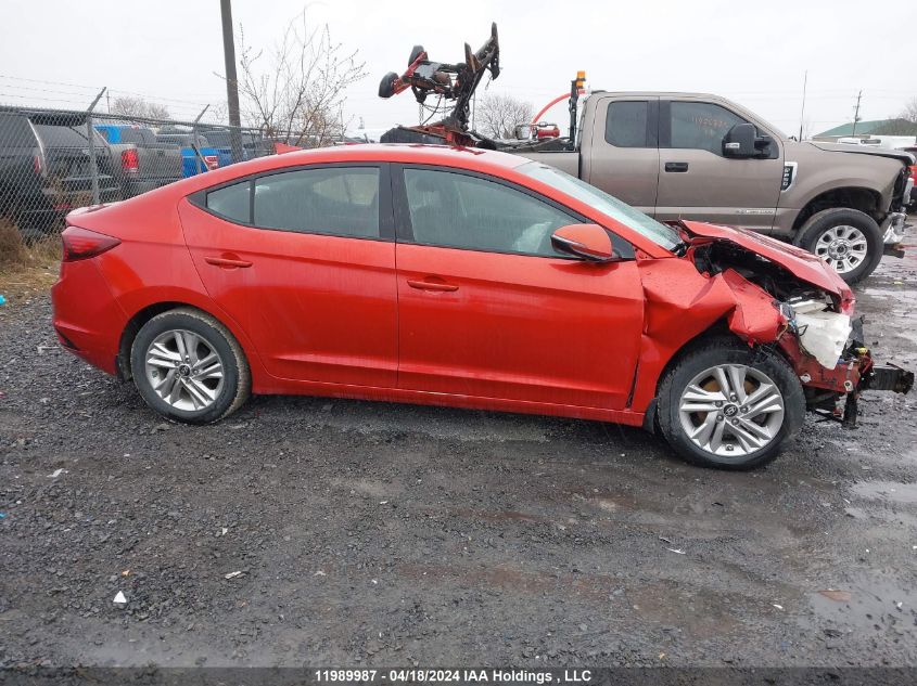 2019 Hyundai Elantra VIN: KMHD84LF8KU740016 Lot: 11989987