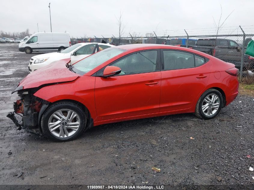 2019 Hyundai Elantra VIN: KMHD84LF8KU740016 Lot: 11989987