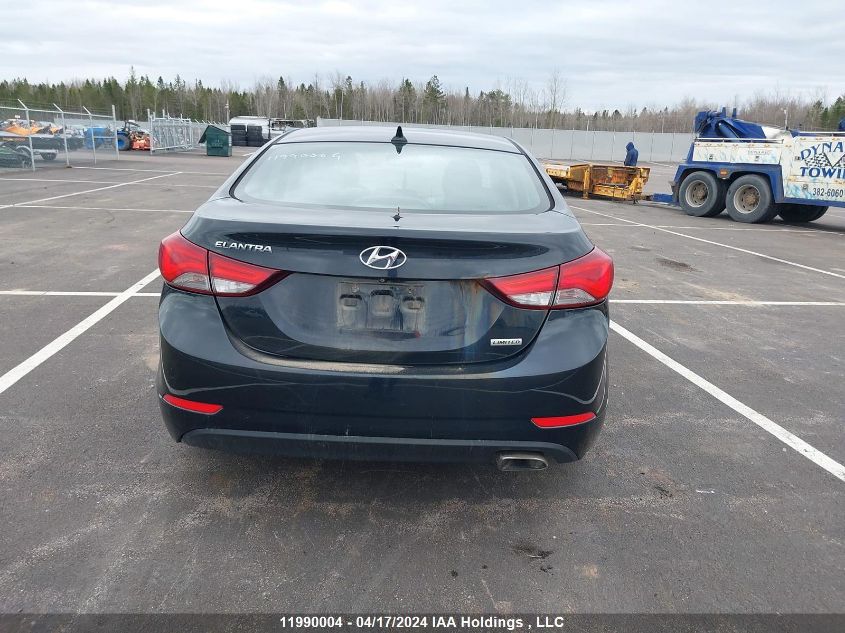 2016 Hyundai Elantra Limited VIN: KMHDH4AH3GU485979 Lot: 11990004