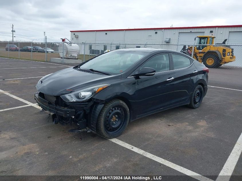 2016 Hyundai Elantra Limited VIN: KMHDH4AH3GU485979 Lot: 11990004