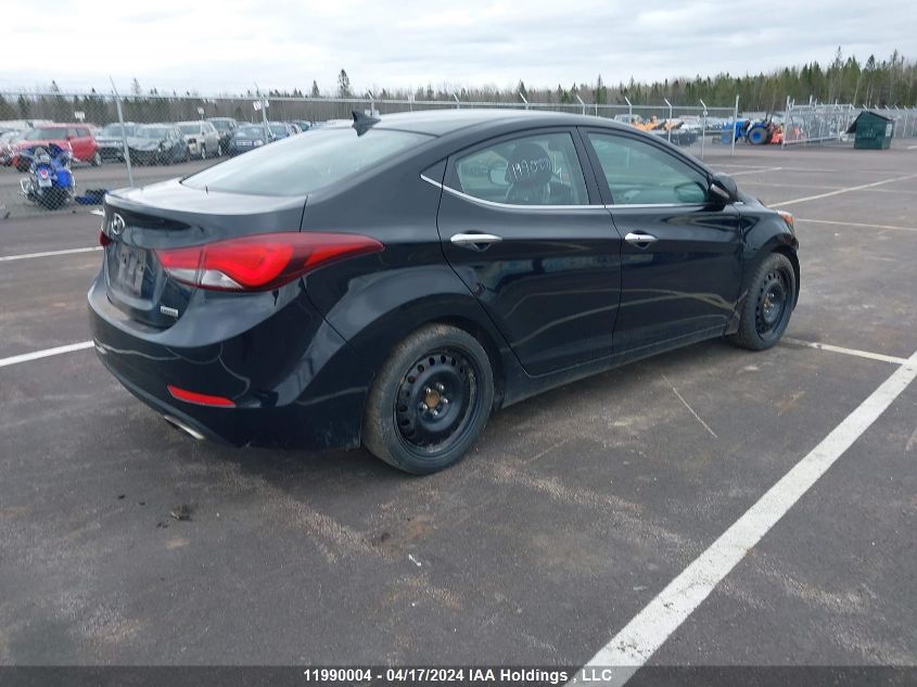 2016 Hyundai Elantra Limited VIN: KMHDH4AH3GU485979 Lot: 11990004