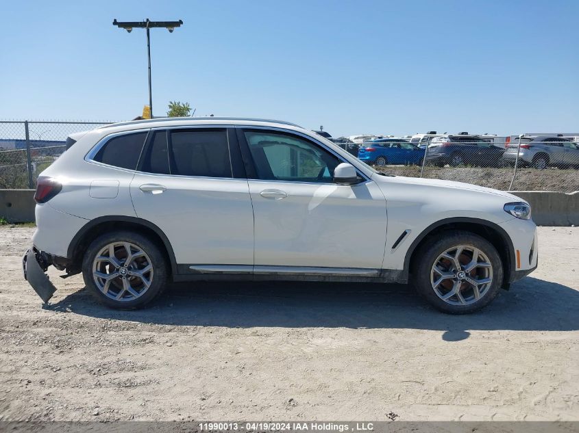 2023 BMW X3 VIN: 5UX53DP0XP9R73823 Lot: 11990013