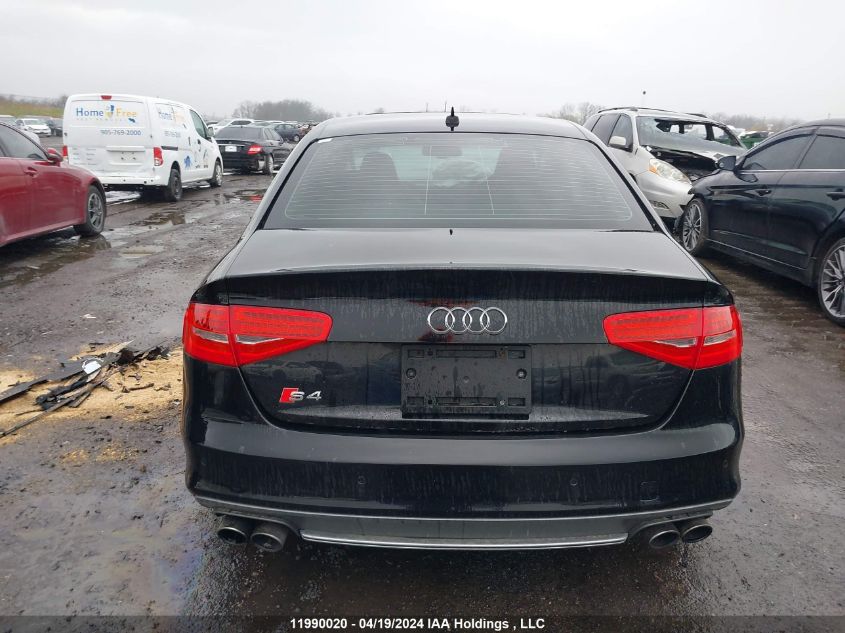 2015 Audi S4 Premium Plus VIN: WAUBGCFL2FA004008 Lot: 11990020