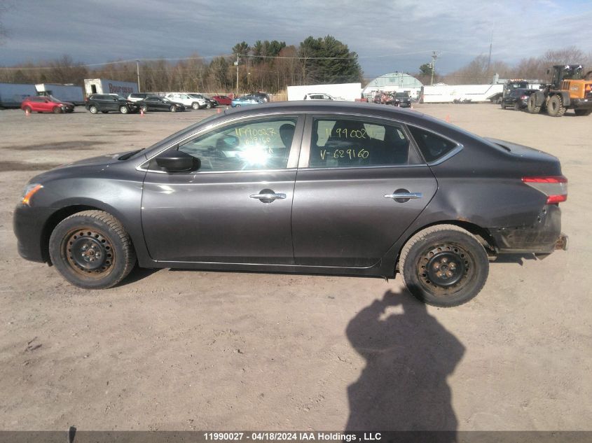 2013 Nissan Sentra S/Sv/Sr/Sl VIN: 3N1AB7AP0DL629160 Lot: 11990027