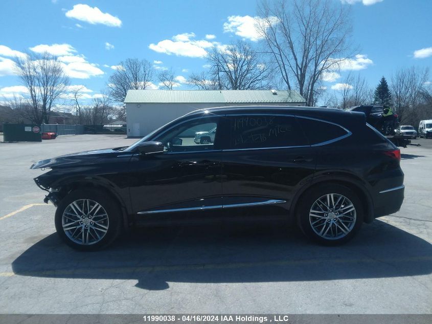 2022 Acura Mdx VIN: 5J8YE1H84NL805043 Lot: 11990038