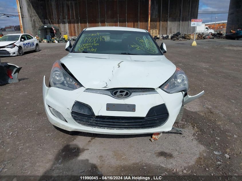 2012 Hyundai Veloster VIN: KMHTC6AD2CU024009 Lot: 11990045