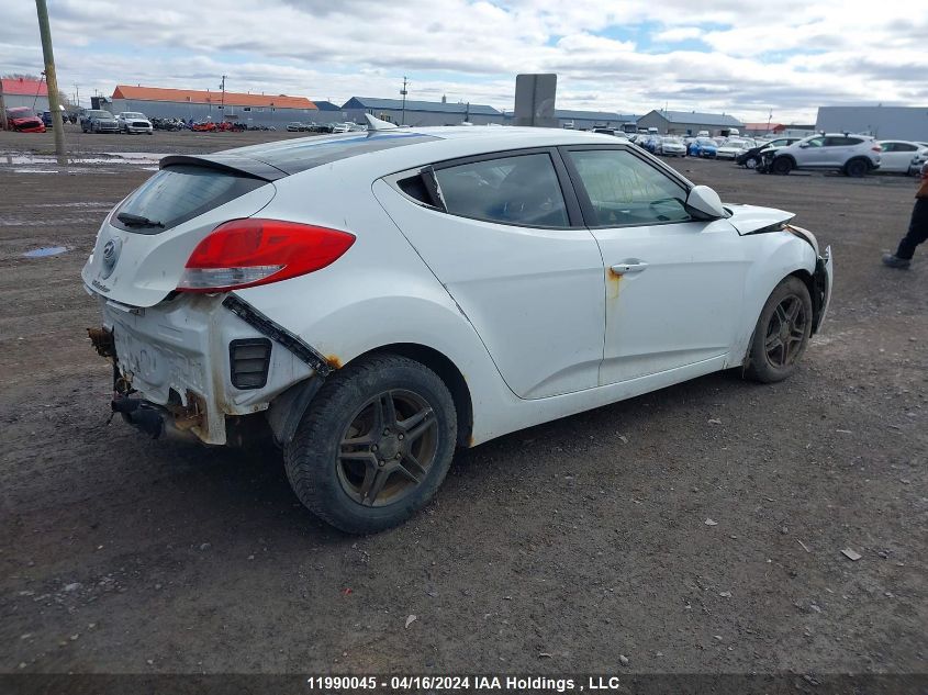 2012 Hyundai Veloster VIN: KMHTC6AD2CU024009 Lot: 11990045