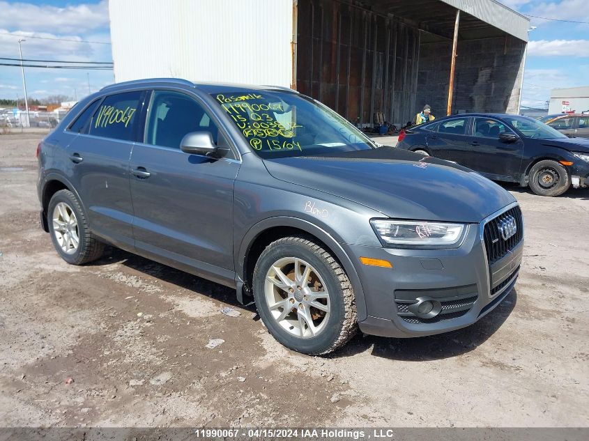 2015 Audi Q3 Premium Plus VIN: WA1EFEFS9FR003892 Lot: 11990067