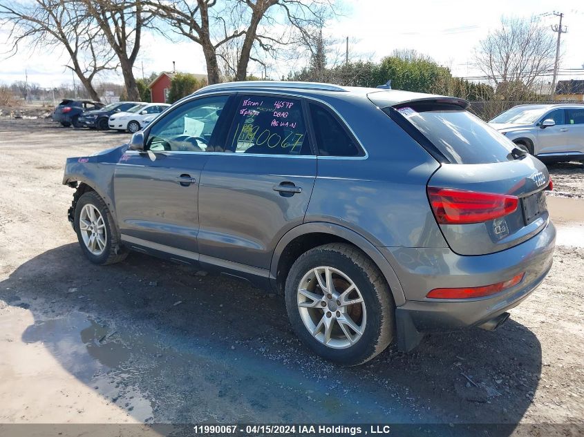 2015 Audi Q3 Premium Plus VIN: WA1EFEFS9FR003892 Lot: 11990067