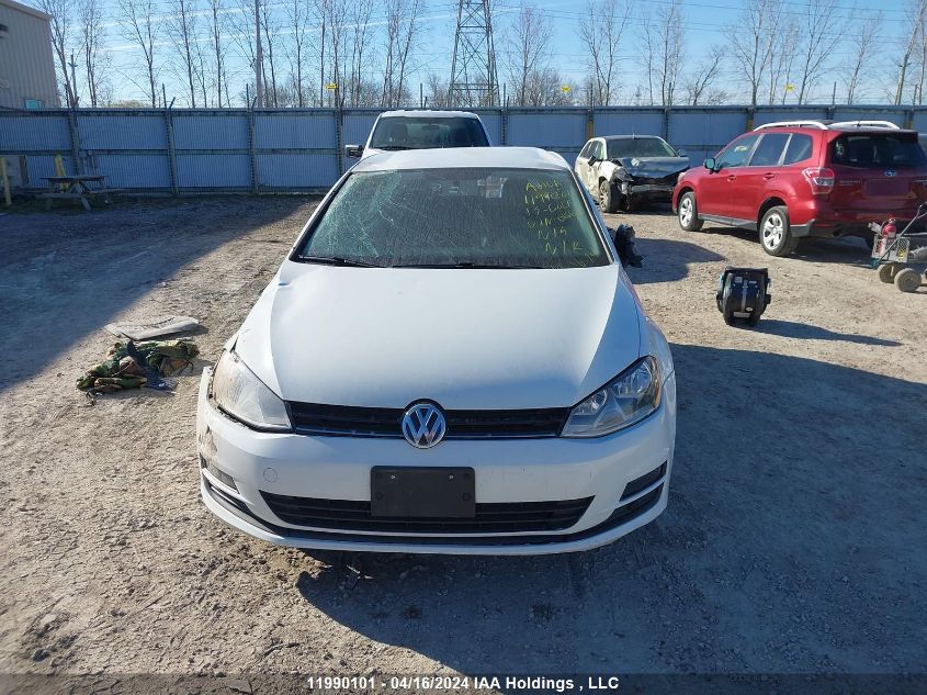 2015 Volkswagen Golf VIN: 3VW2A7AU6FM065681 Lot: 11990101