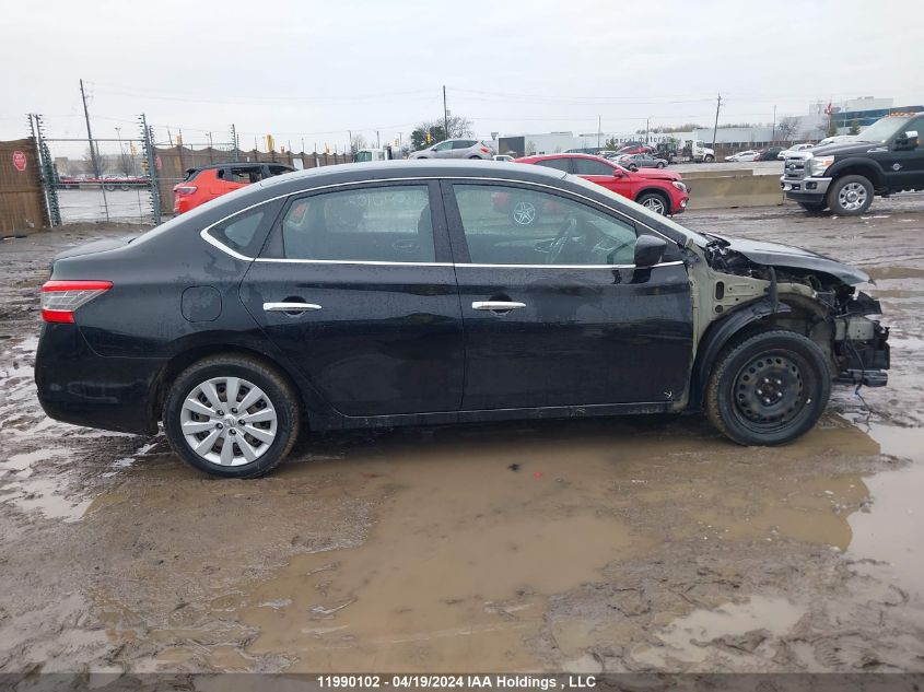 2015 Nissan Sentra S/Sv/Sr/Sl VIN: 3N1AB7AP6FL647505 Lot: 11990102