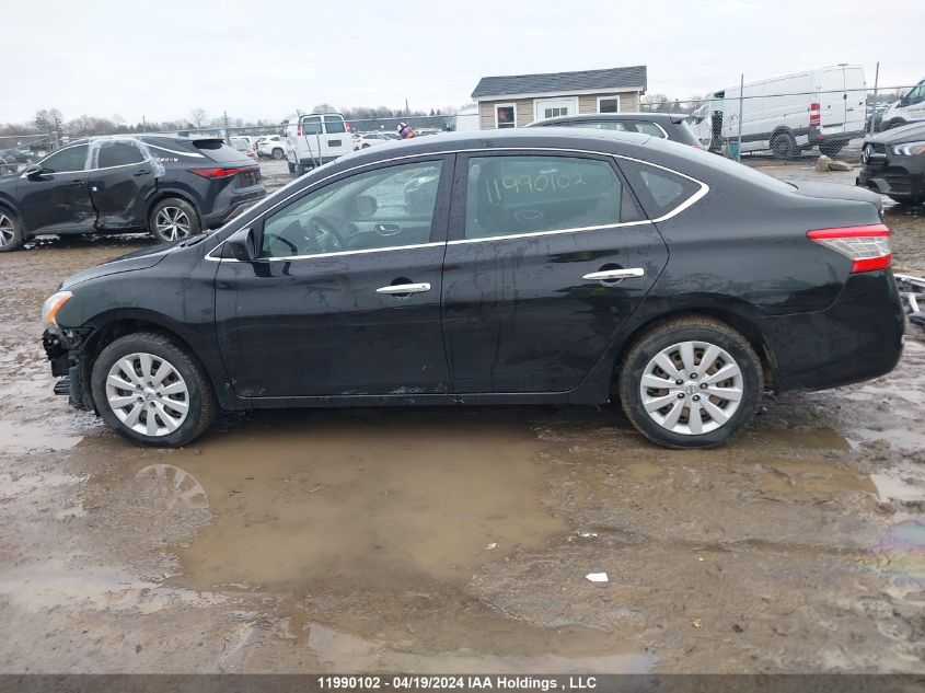 2015 Nissan Sentra S/Sv/Sr/Sl VIN: 3N1AB7AP6FL647505 Lot: 11990102