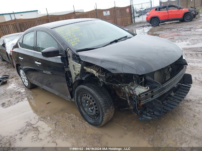 2015 Nissan Sentra S/Sv/Sr/Sl VIN: 3N1AB7AP6FL647505 Lot: 11990102