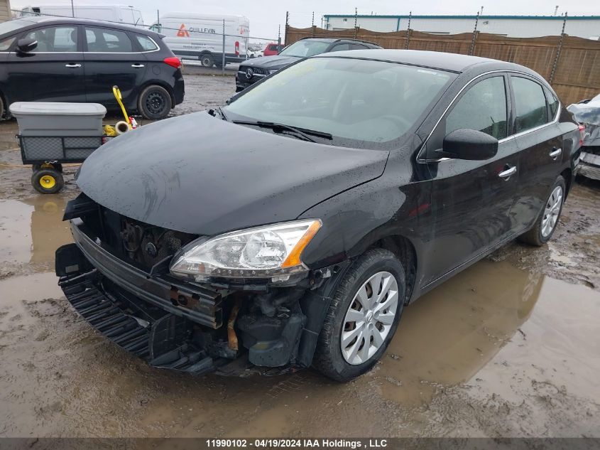 2015 Nissan Sentra S/Sv/Sr/Sl VIN: 3N1AB7AP6FL647505 Lot: 11990102