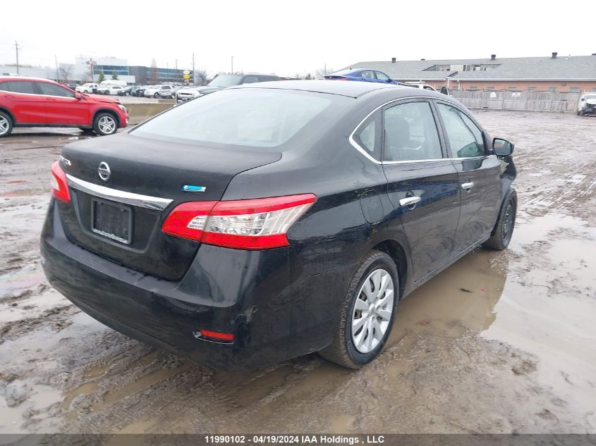 2015 Nissan Sentra S/Sv/Sr/Sl VIN: 3N1AB7AP6FL647505 Lot: 11990102