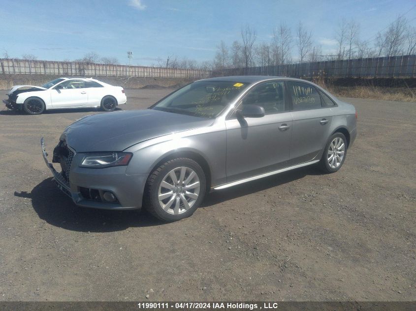 2011 Audi A4 Premium VIN: WAUBFCFL7BN027130 Lot: 11990111